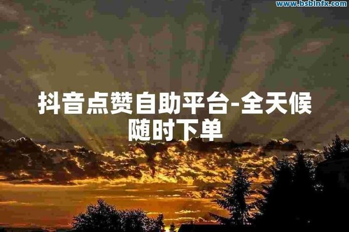 自助下单平台 业务抖音,快手业务超级快刷