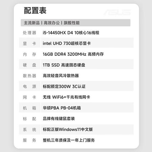 商用 台式机电脑配置