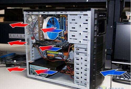 侧吹cpu风扇安装方向