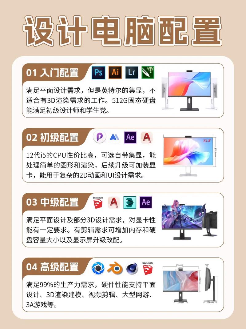 台式设计做图电脑配置