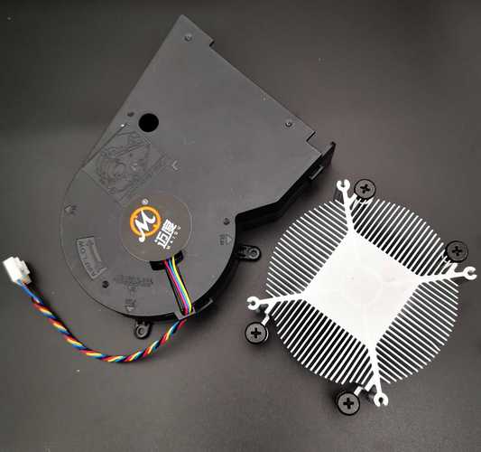 侧吹式cpu风扇安装