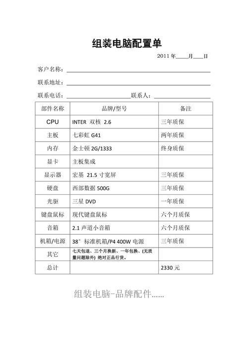 组装电脑如何选配置性价比高？