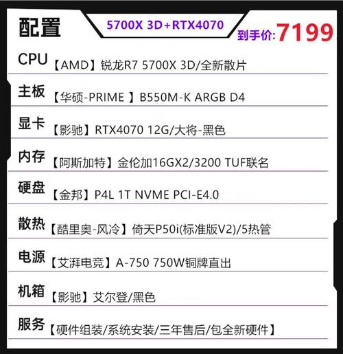 组装电脑最强配置