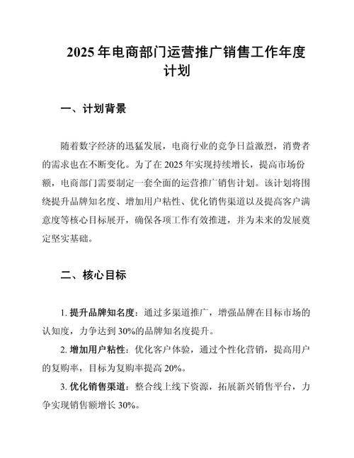 电子商务网络营销策划书