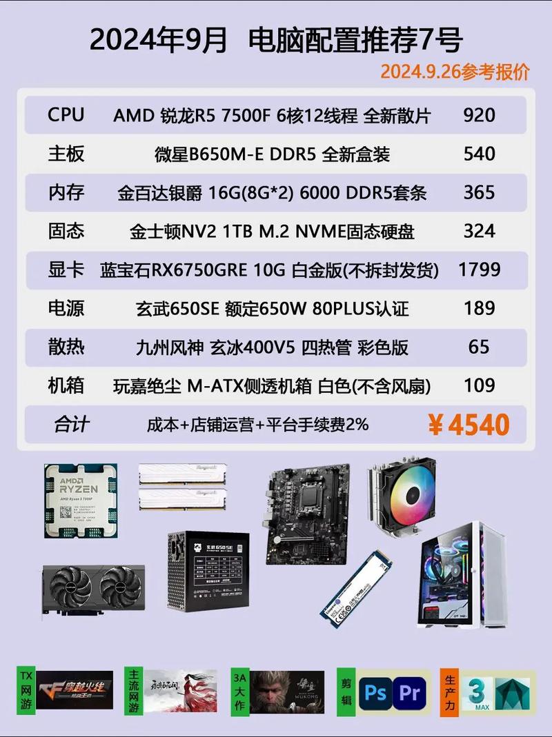 玩主机游戏电脑配置单