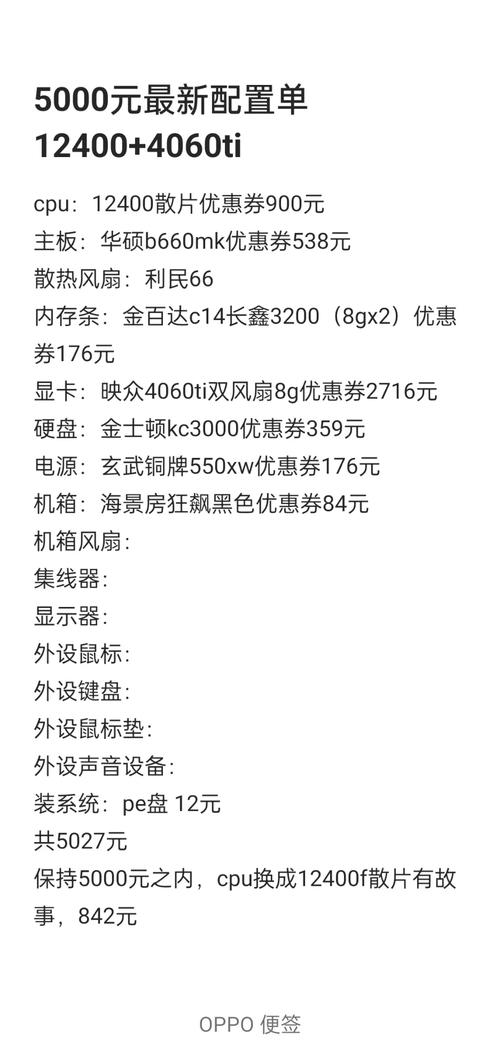 电脑配置推荐最高配