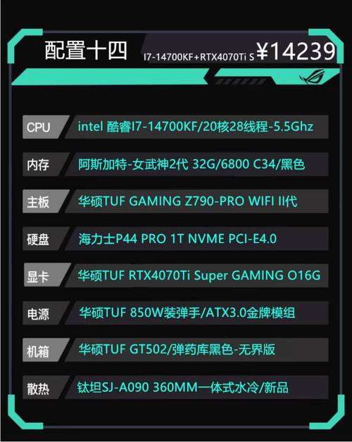 游戏电脑配置推荐DIY