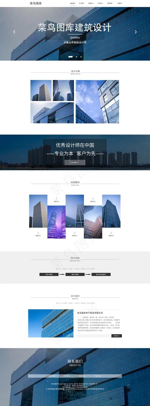 企业网站建设各板块