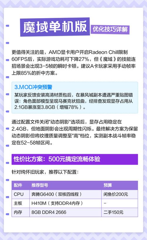 单机网游配置指南，你必须知道的硬件配置