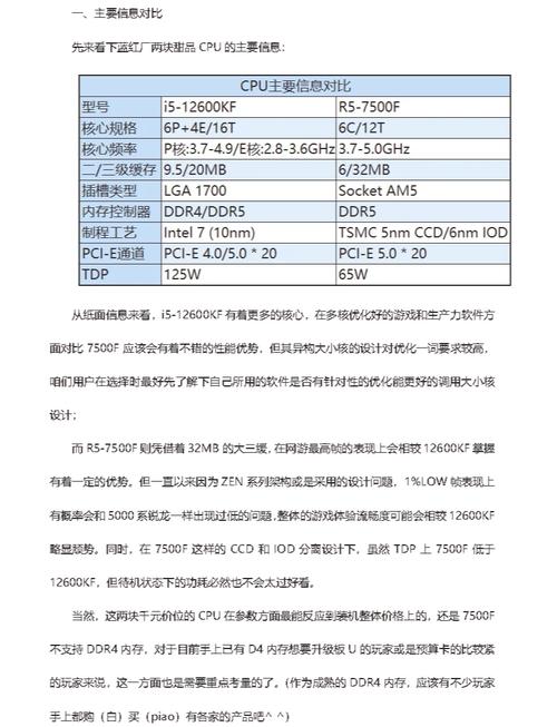 一、i5系列CPU的特点分析