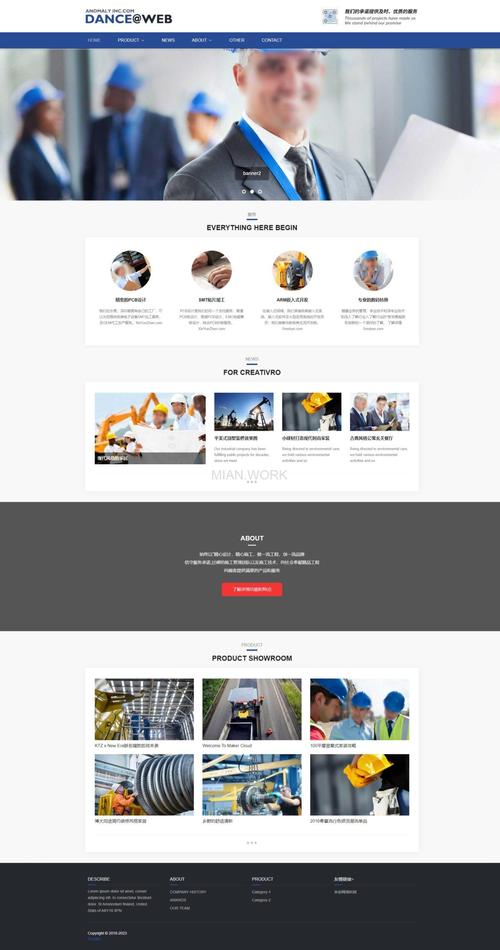 全英文网站构建指南