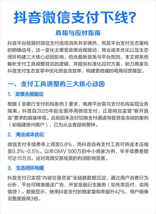 如何处理抖音播放中的微信支付问题，指南与技巧