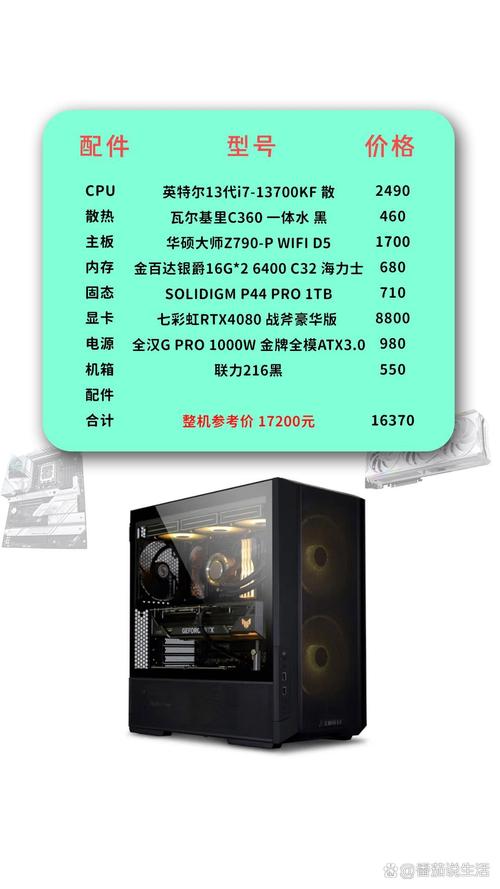 17组装电脑配置单，让您的电脑更高效！