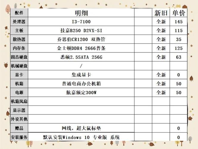 高效办公，一般办公室电脑配置指南