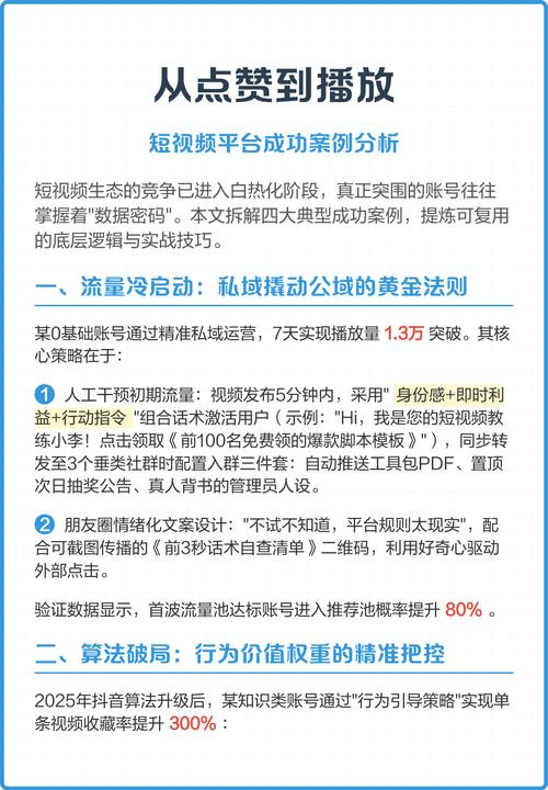 1.短视频平台中的数据管理方法