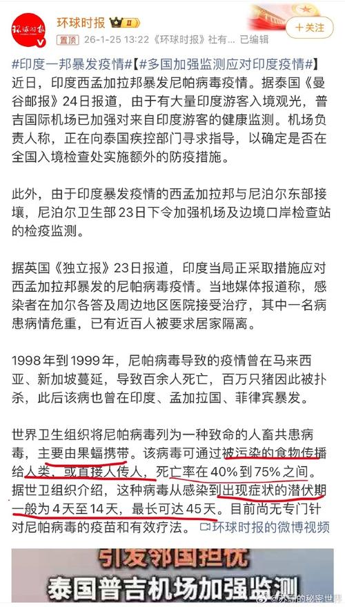 树利亚病毒最新消息,感染人数、隔离措施、经济影响等