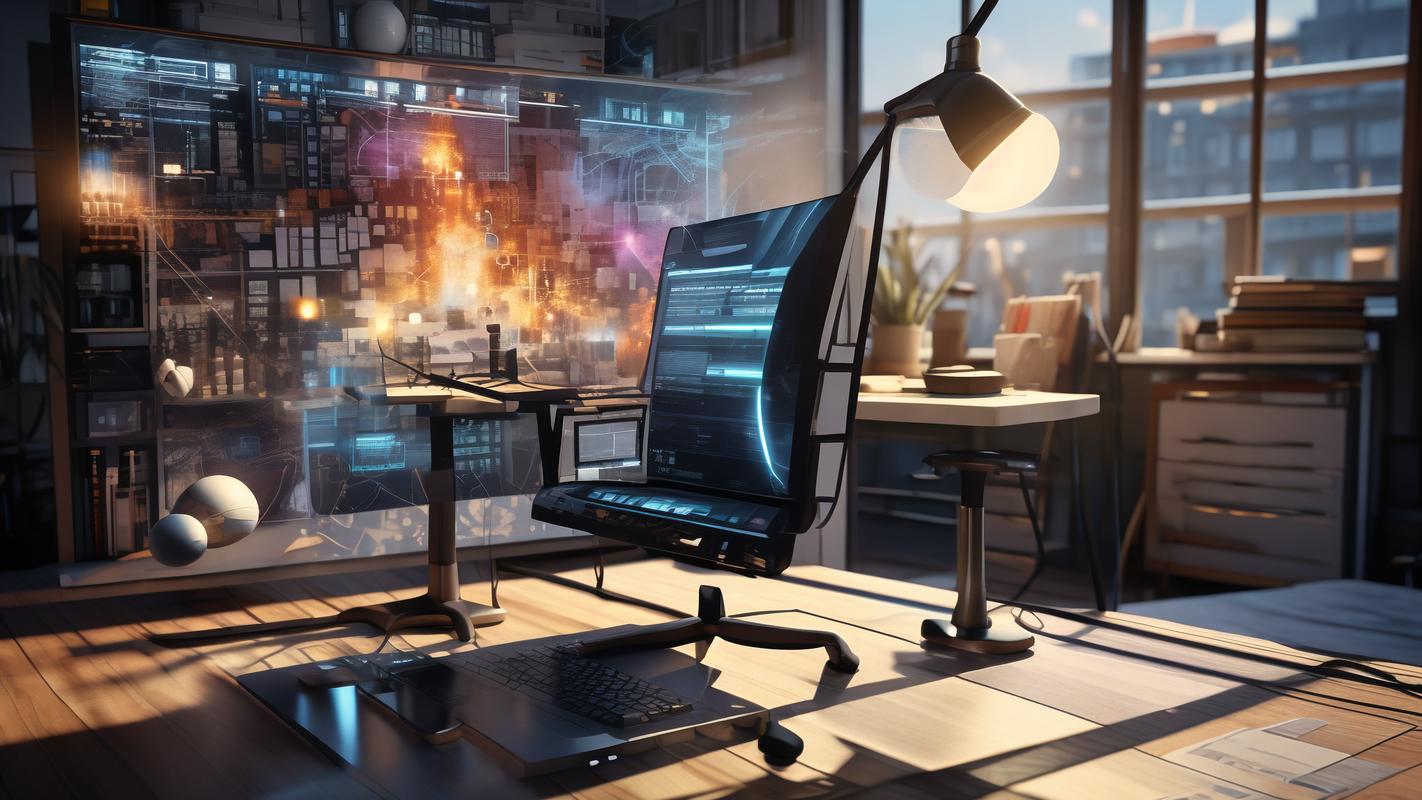 电脑音箱与桌面搭配,你的理想办公桌设计指南