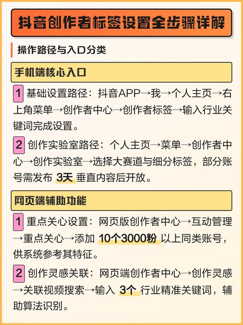 如何在抖音快速涨粉?设置标签优化内容,提升曝光度