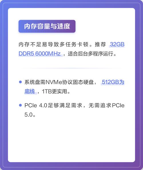 直播大型游戏电脑配置指南