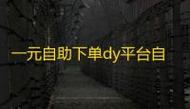 dy自助下单与dy卡盟，用户首选，抖音降费新标杆