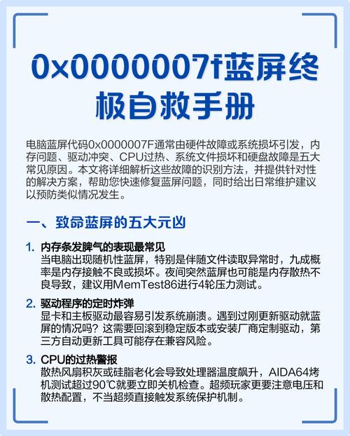 蓝屏问题解决方案