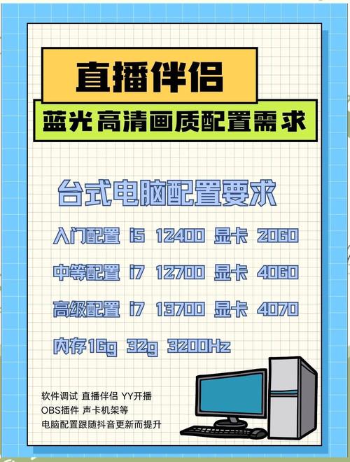 直播游戏电脑配置，让直播更流畅的指南