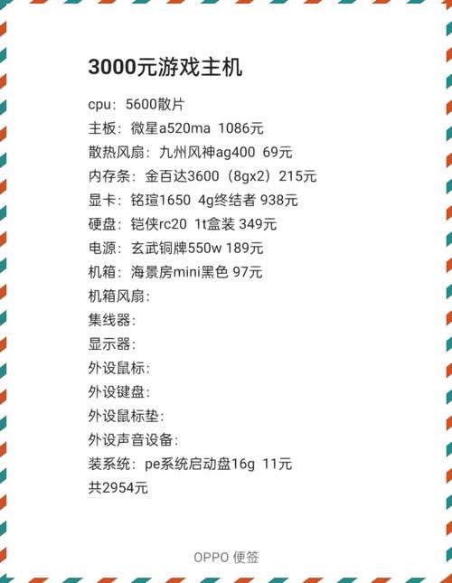 电脑主机游戏配置指南,从基础到高级