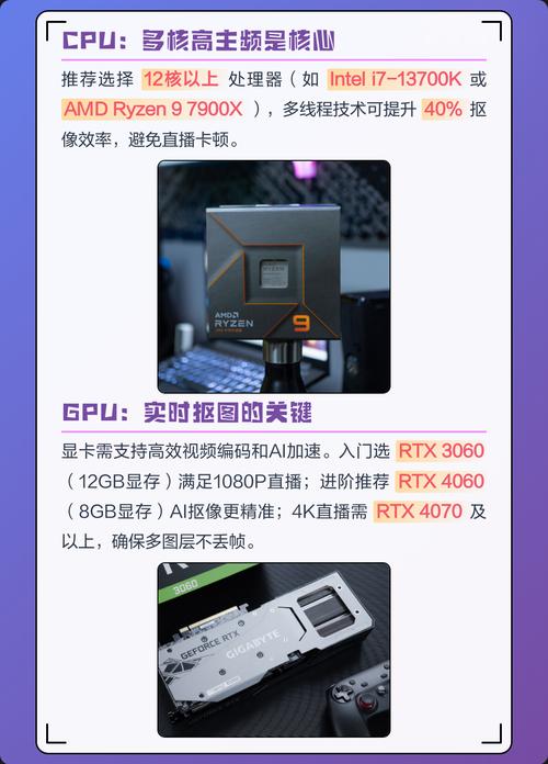 开直播的电脑配置指南,硬件与软件的完美融合