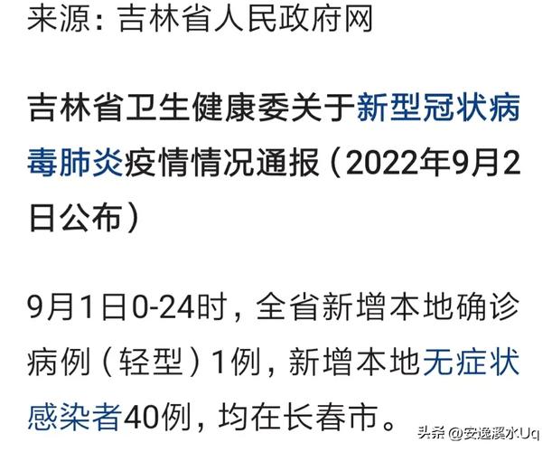 今日疫情长春最新消息