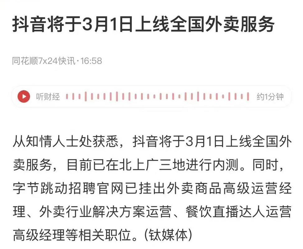 抖音也属于网络吗