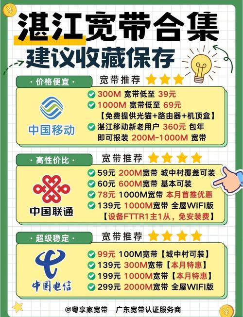湛江网络套餐指南