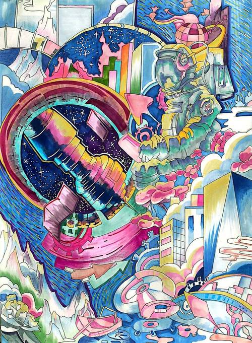 探索电脑绘画的未来，中学生创新的 another dimension