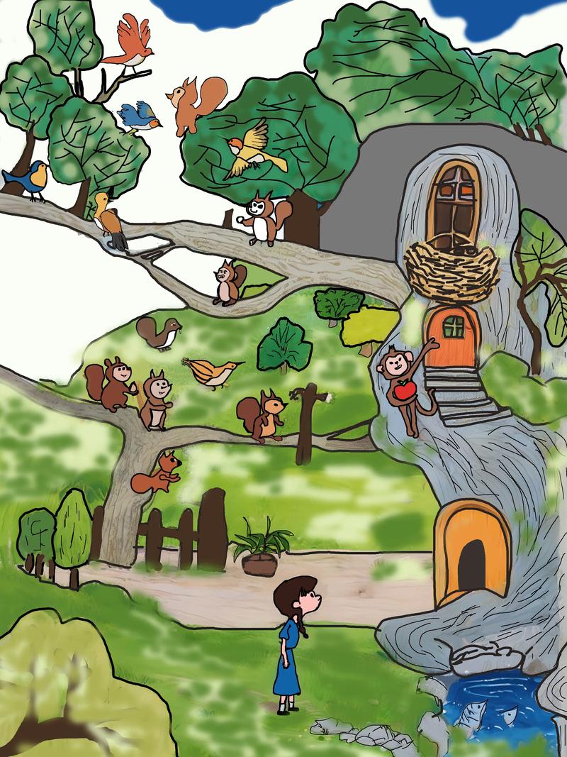 中学生电脑绘画作品,提升创意与技术的完美结合