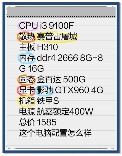i3系列电脑配置价格指南，从基础到高端的选择