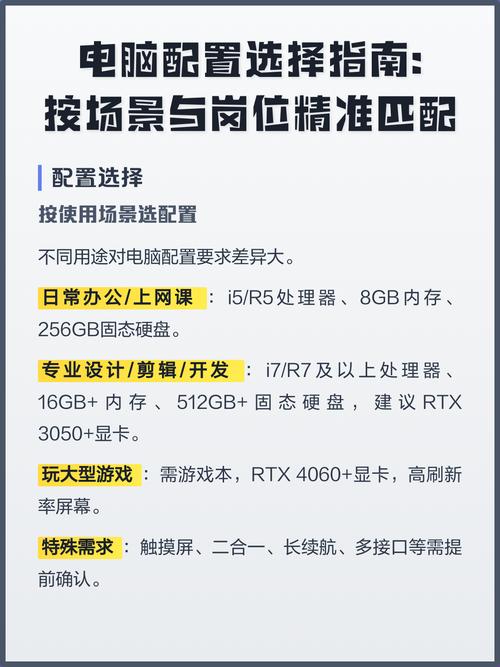 如何选择适合您的电脑配置?指南与推荐