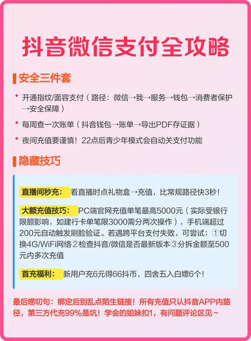 如何正确使用微信支付支付抖音自助平台？