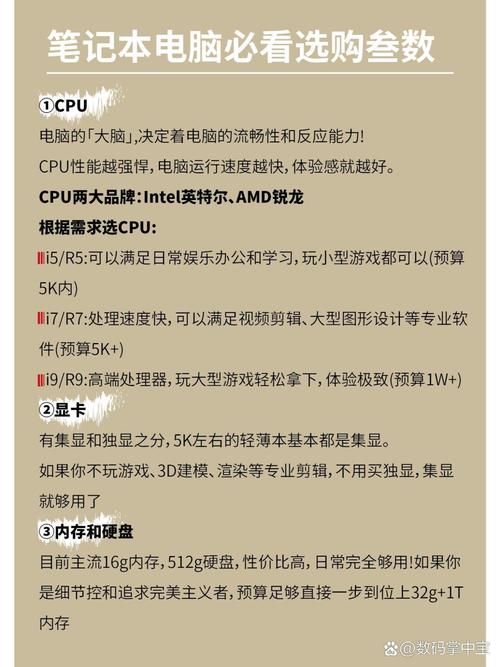 游戏笔记本电脑与商务电脑的对比指南