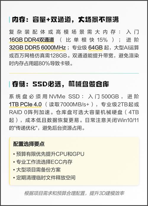 3D建模所需的硬件配置全解析