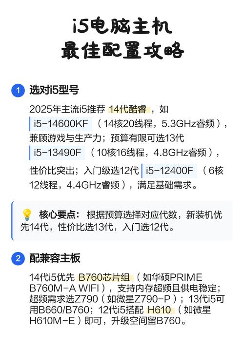 i5电脑配置指南，从入门到升级的全攻略