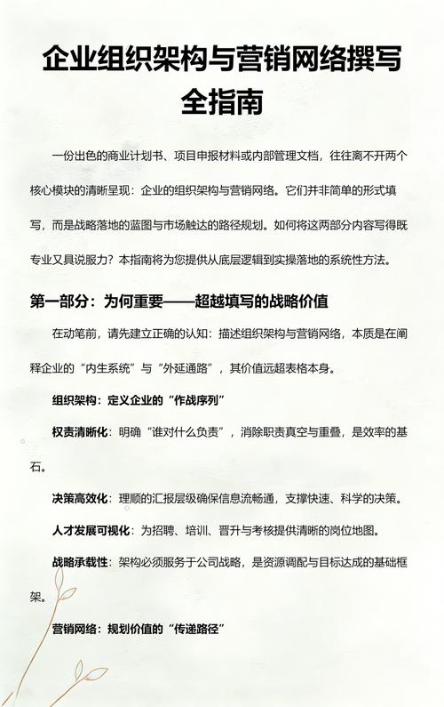 网络建设方案书撰写指南