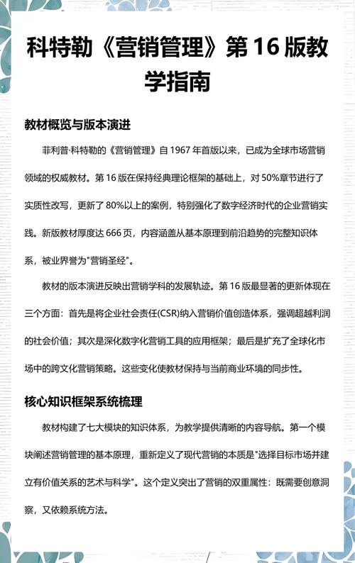 指南或教学形式，区域营销指南