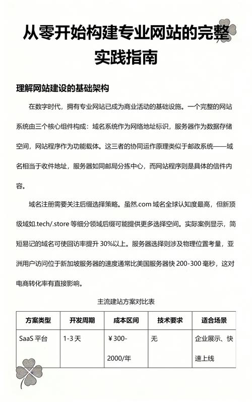 建站指南,从零开始理解网站设计与开发