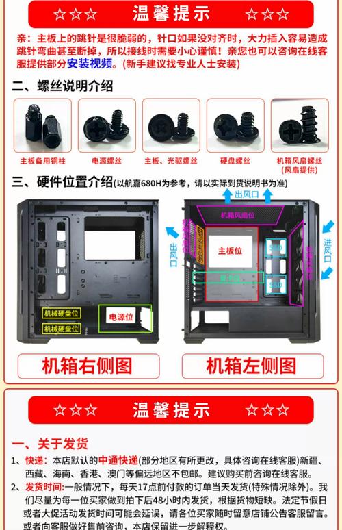 台式电脑组装指南,从基础到大尺寸