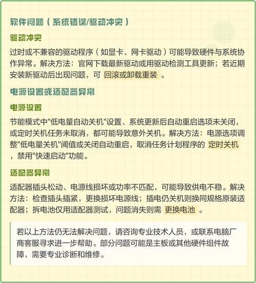电脑关机原因全解析,从电源到硬件