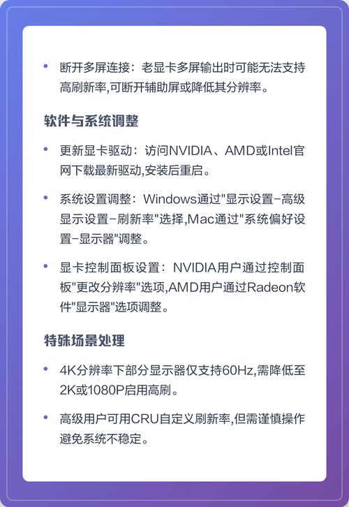 为什么电脑显示器会闪烁?解决显卡驱动和刷新率的问题