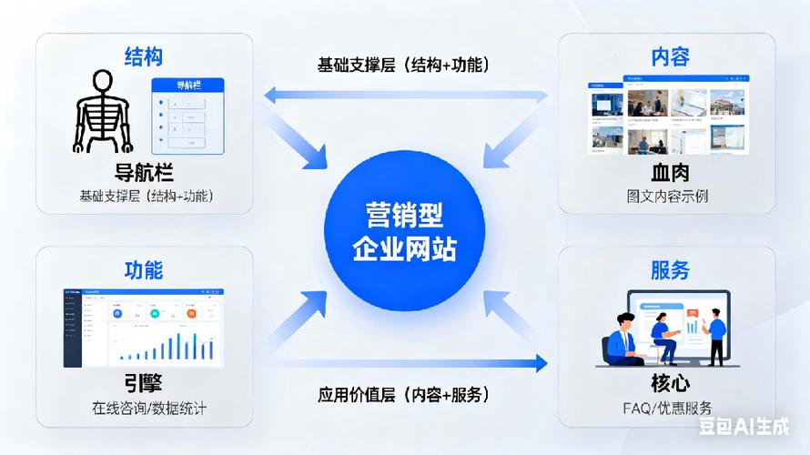 5要素,网站建设的必备