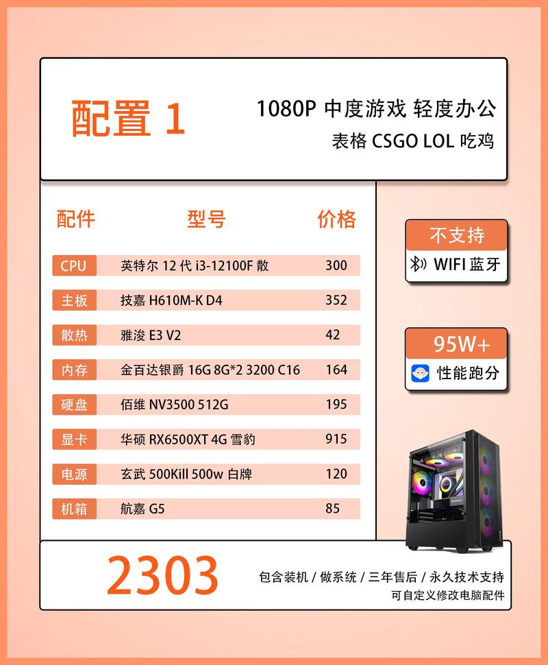 万转电脑,配置指南