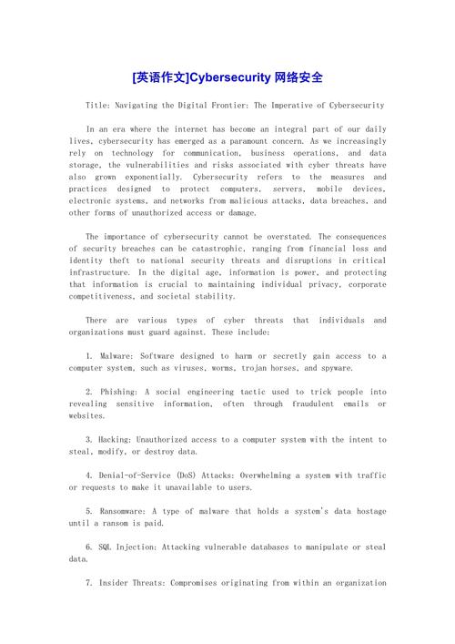 安防网络英语，解析网络安全密码