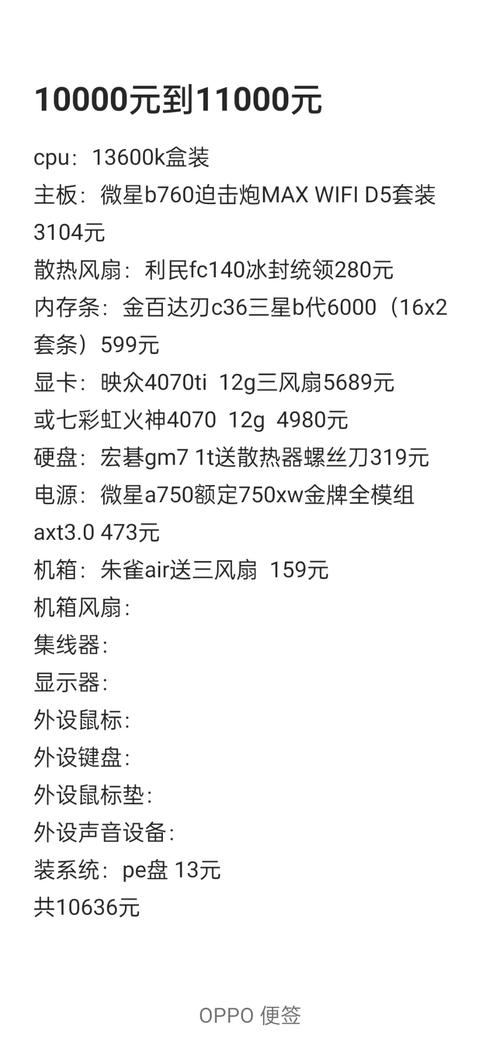 1元的电脑配置,选择什么?