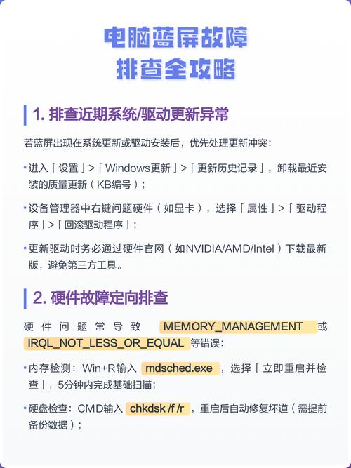 电脑蓝屏 pain points and how to fix them!解决电脑蓝屏的实用指南